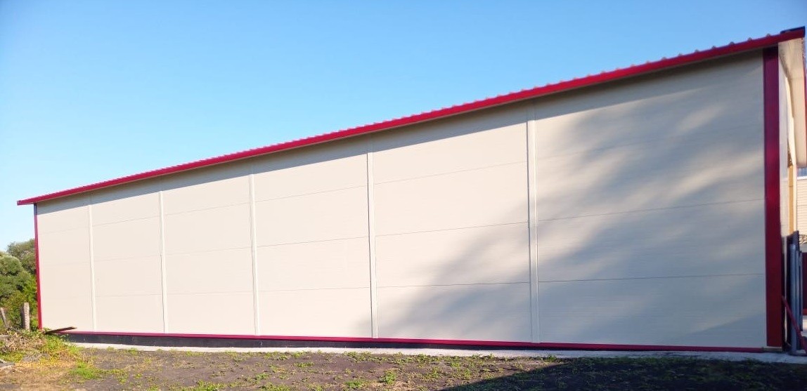 Монтаж сэндвич-панелей